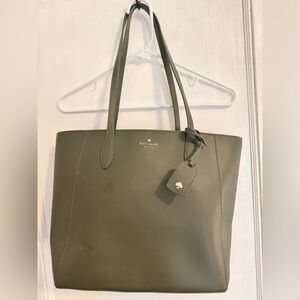 Gorgeous sage green Kate Spade tote. Never used